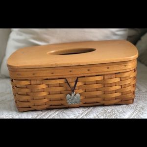 Longaberger 2001 Long Tissue Kleenex Basket Combo